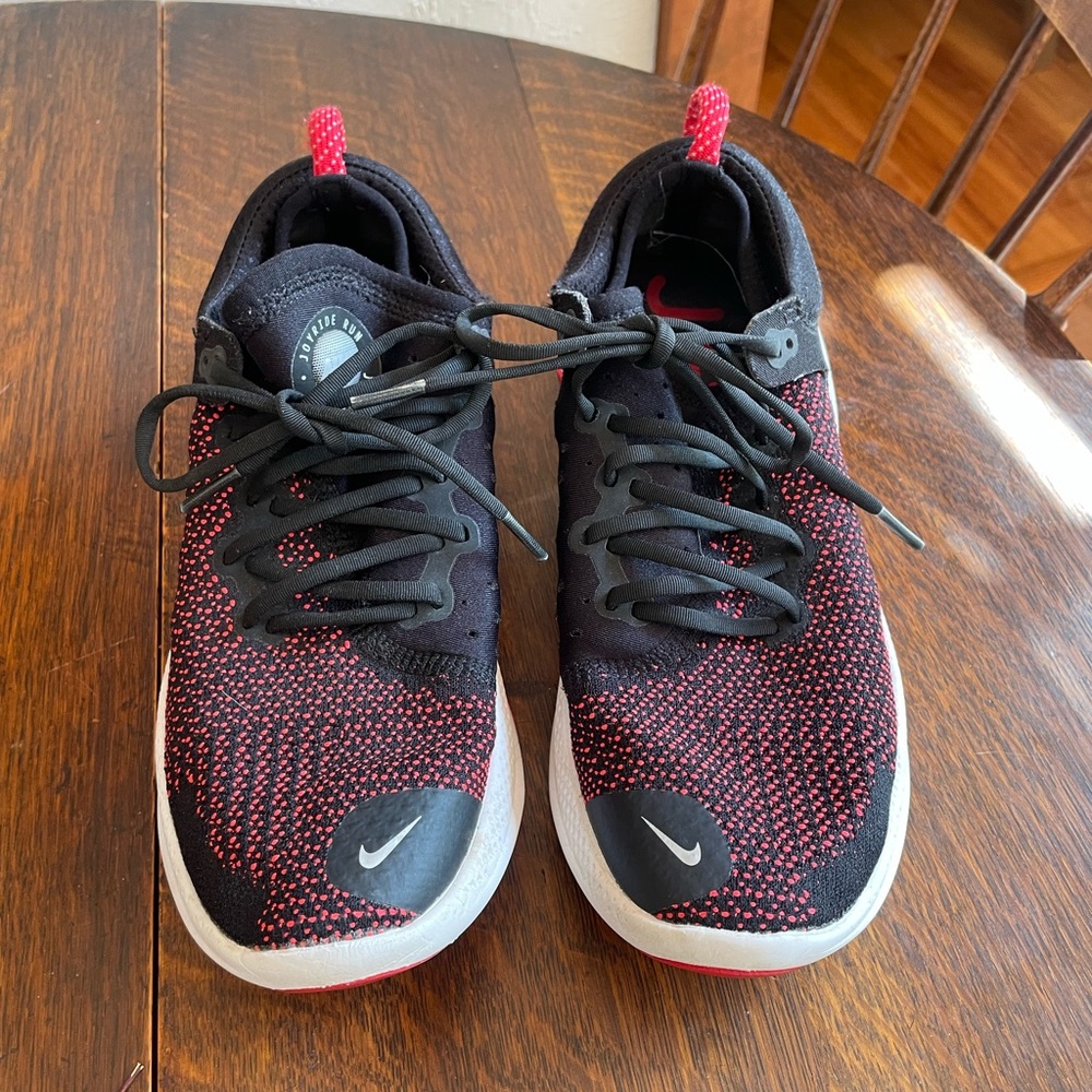 Nike Black and Red Shoes